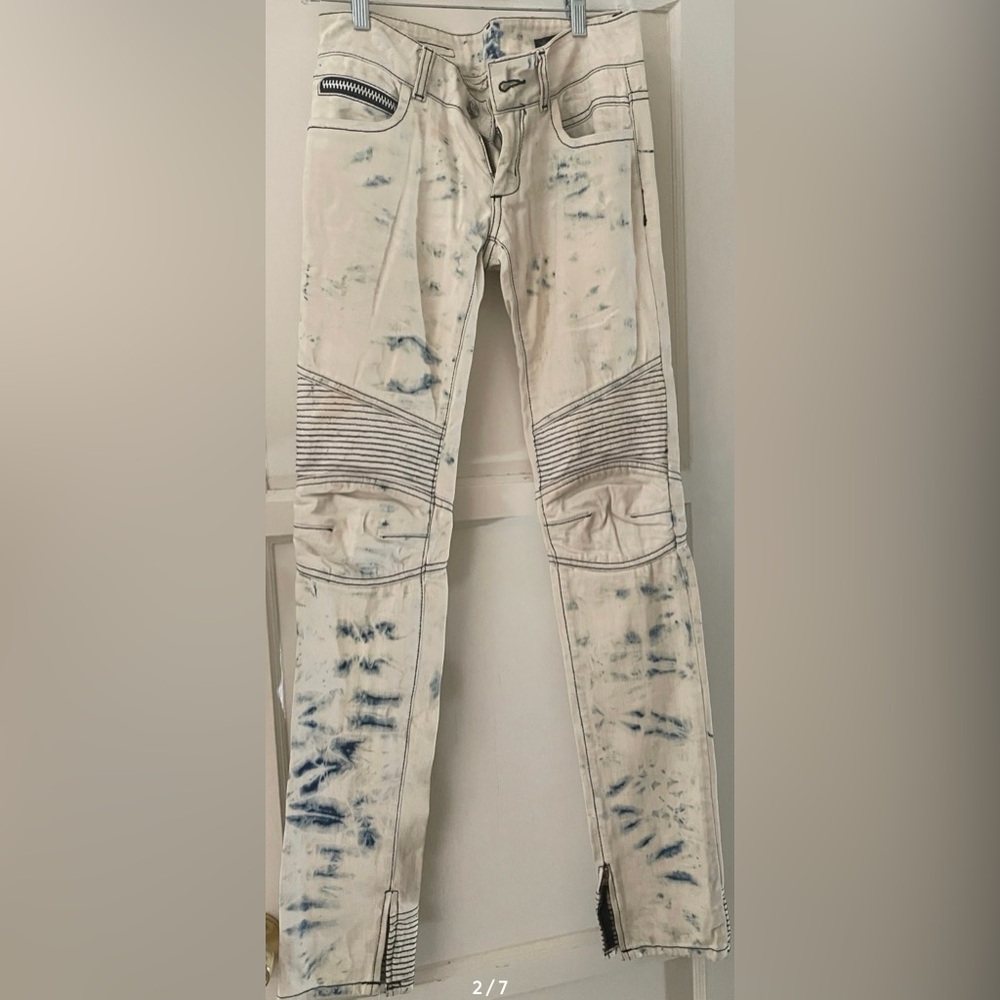 RockStar Skinny Jeans size 24 Rocker Grunge BikerCore Americana